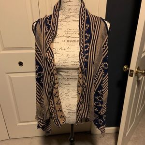 Open front cardigan